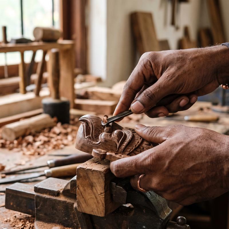 Older youths learning vocational skills